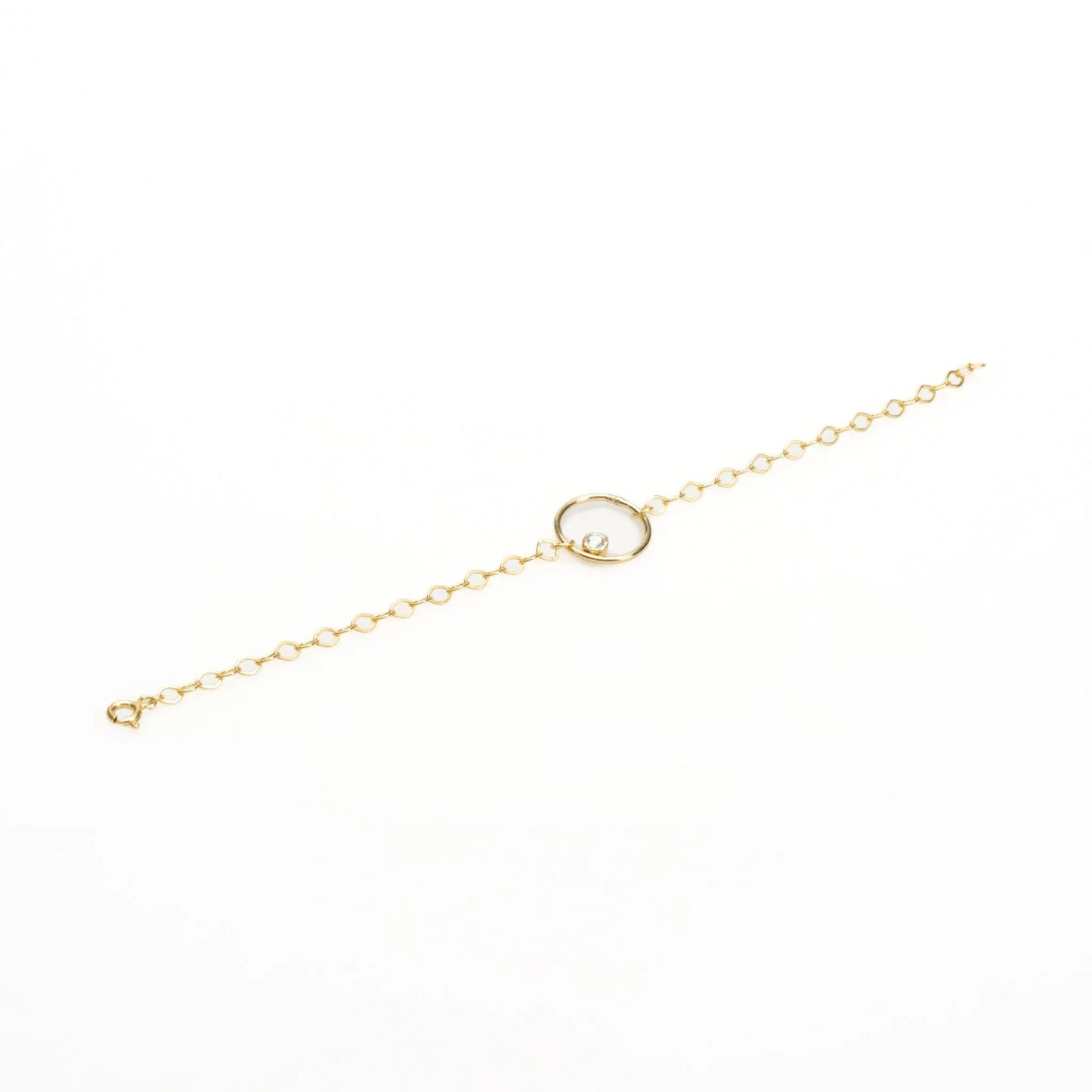 Gold Circle Bracelet