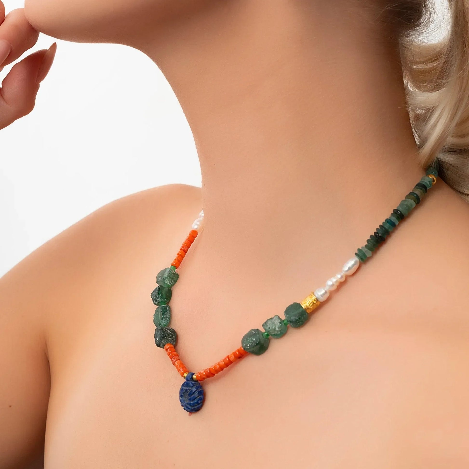 Beaded Maya Necklace