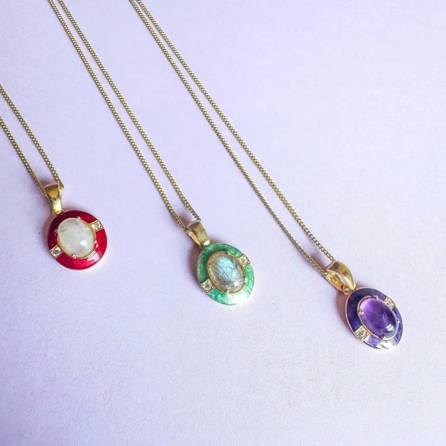 Gemstone Pendant Necklace