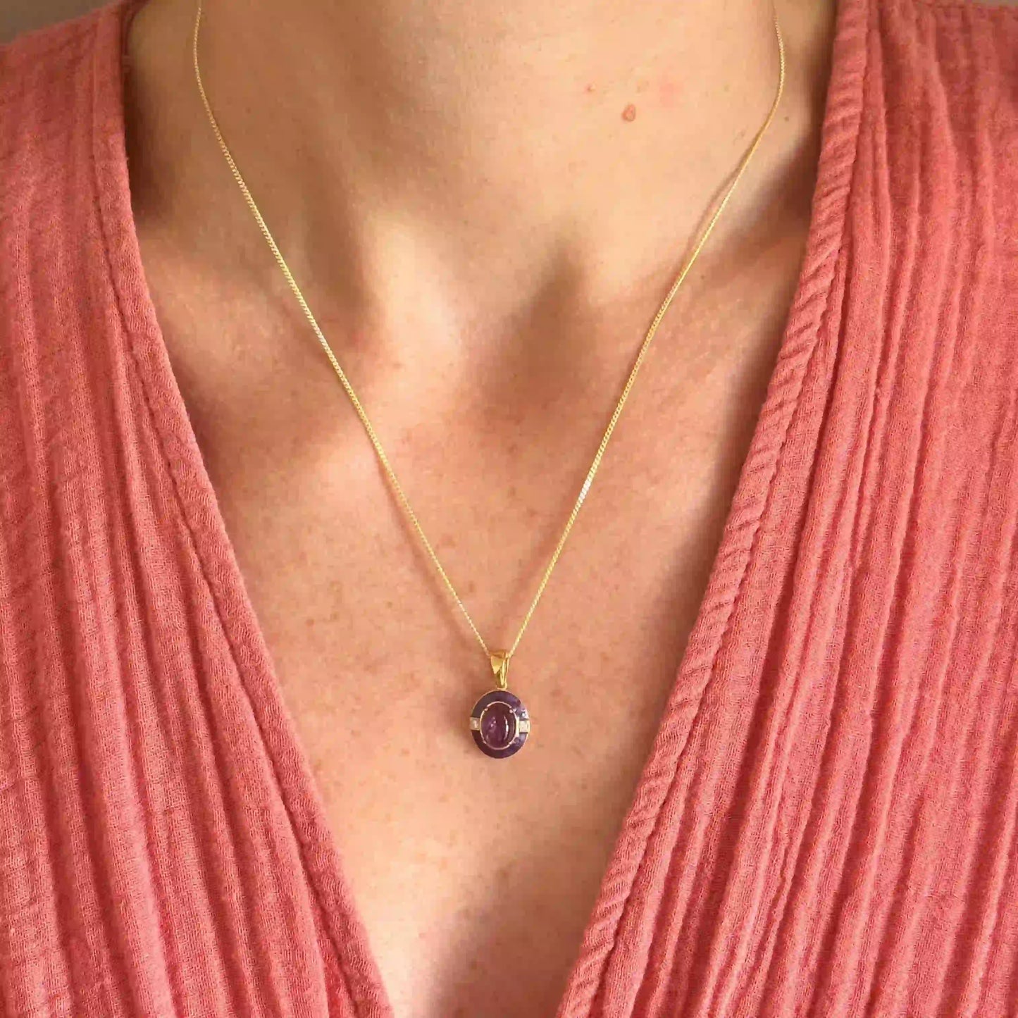 Gemstone Pendant Necklace