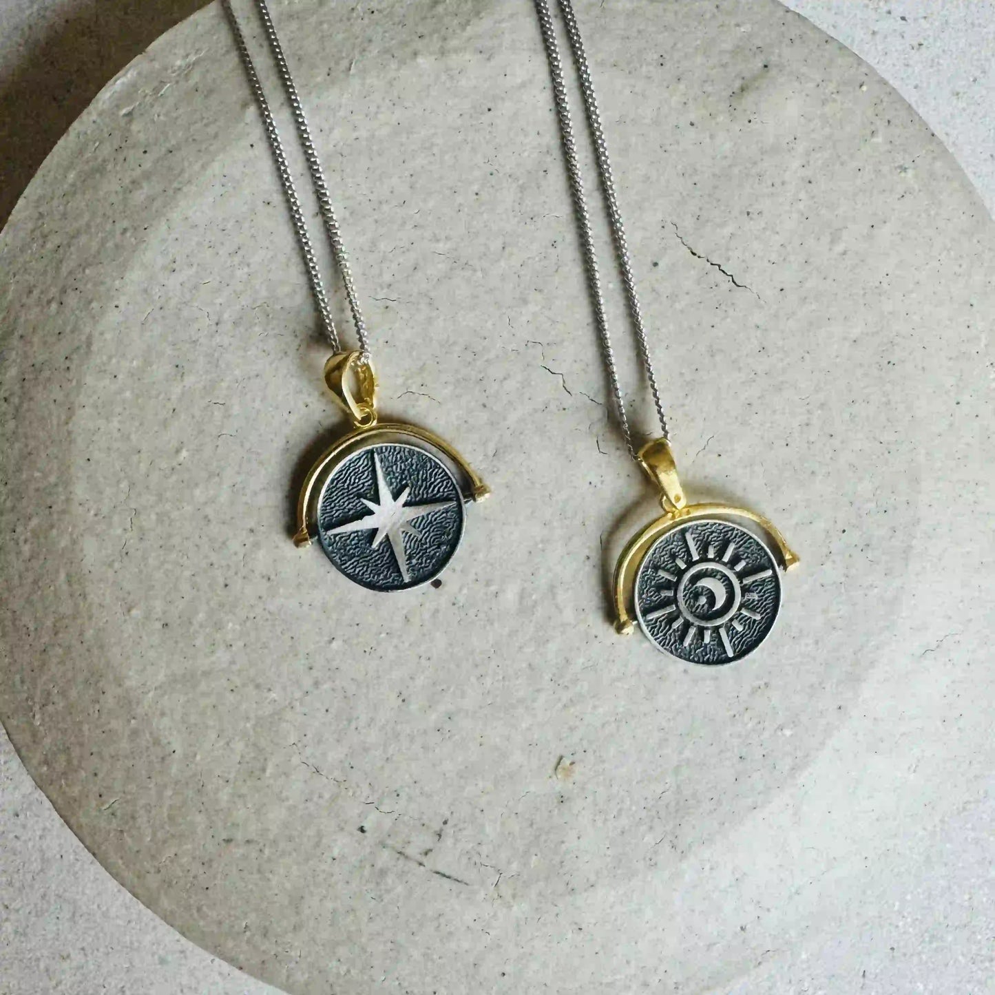 Moon and Sun Necklace