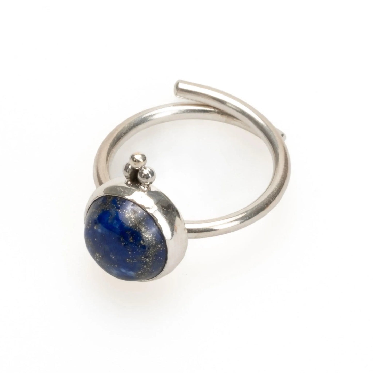 Silver Ring with Lapis Lazuli