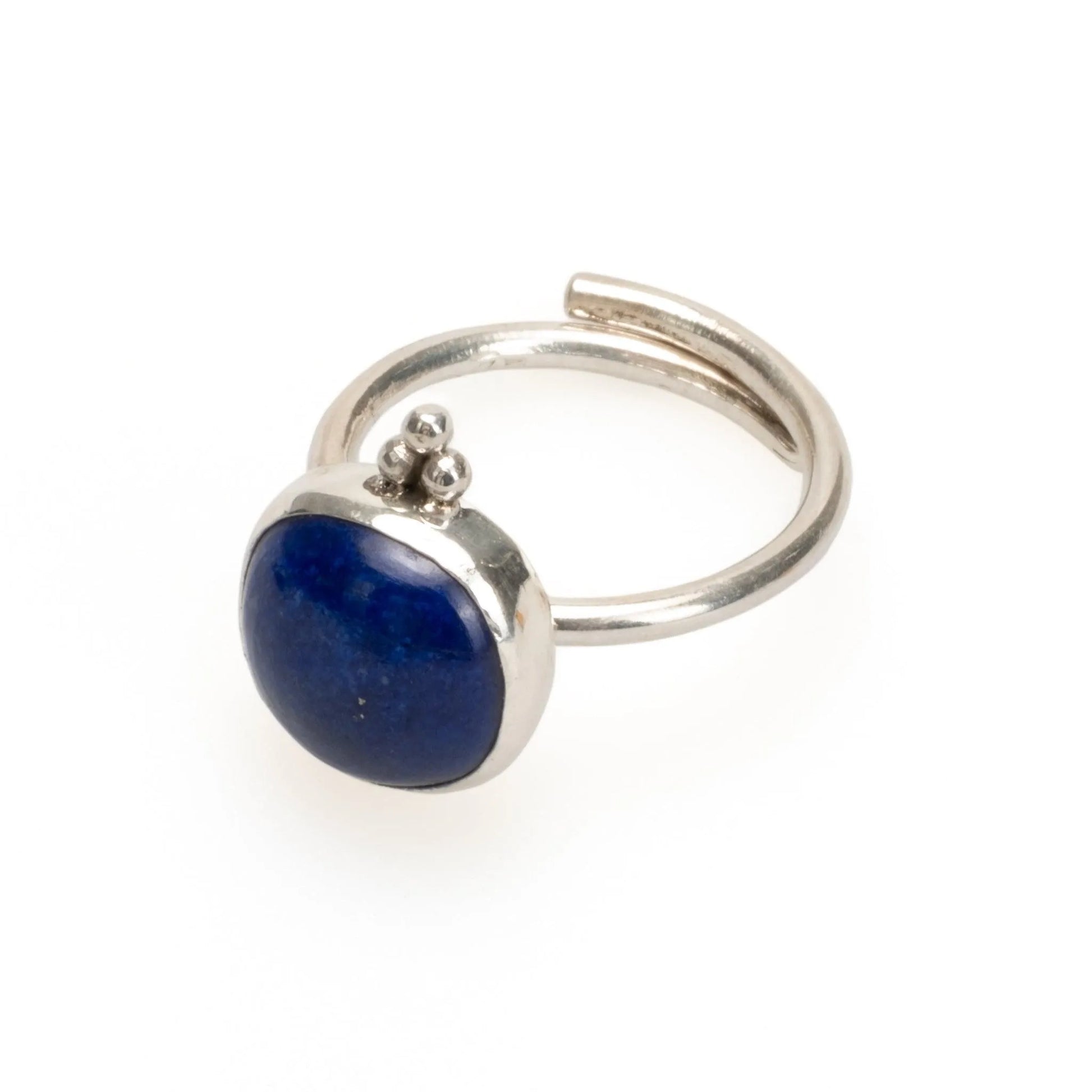 Silver Ring with Lapis Lazuli