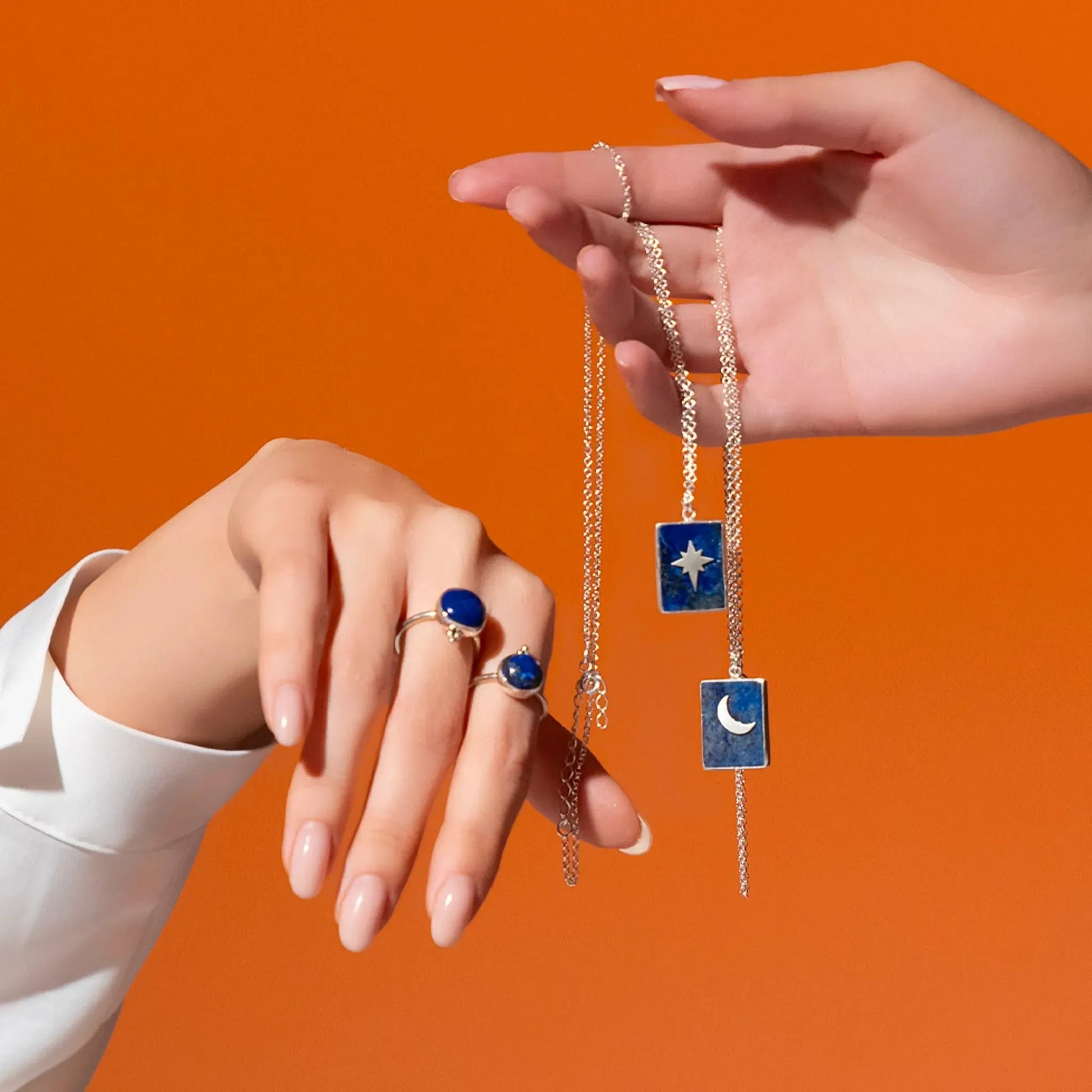 Silver Ring with Lapis Lazuli