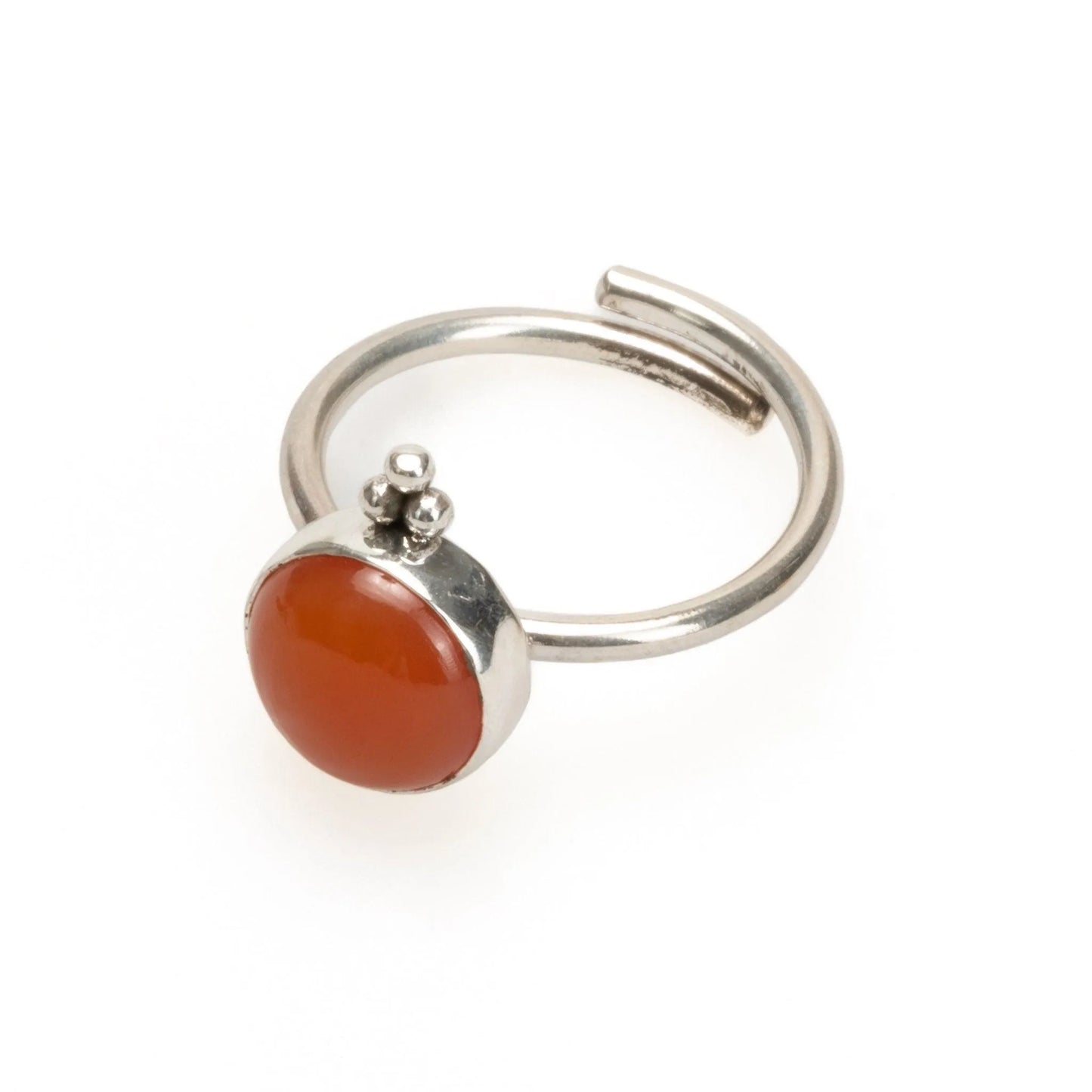 Silver Ring with Agate