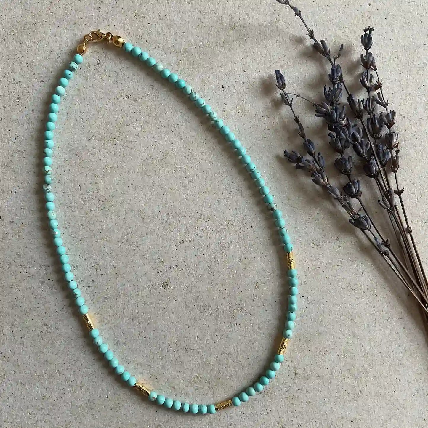 Turquoise Beaded Necklace