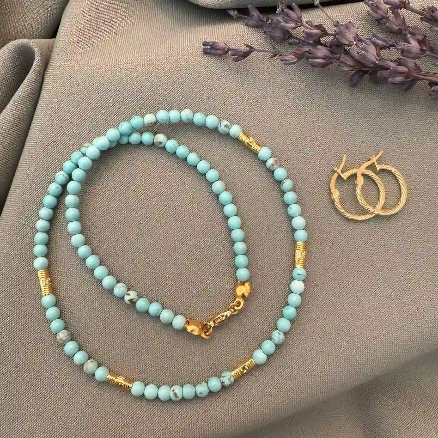 Turquoise Beaded Necklace