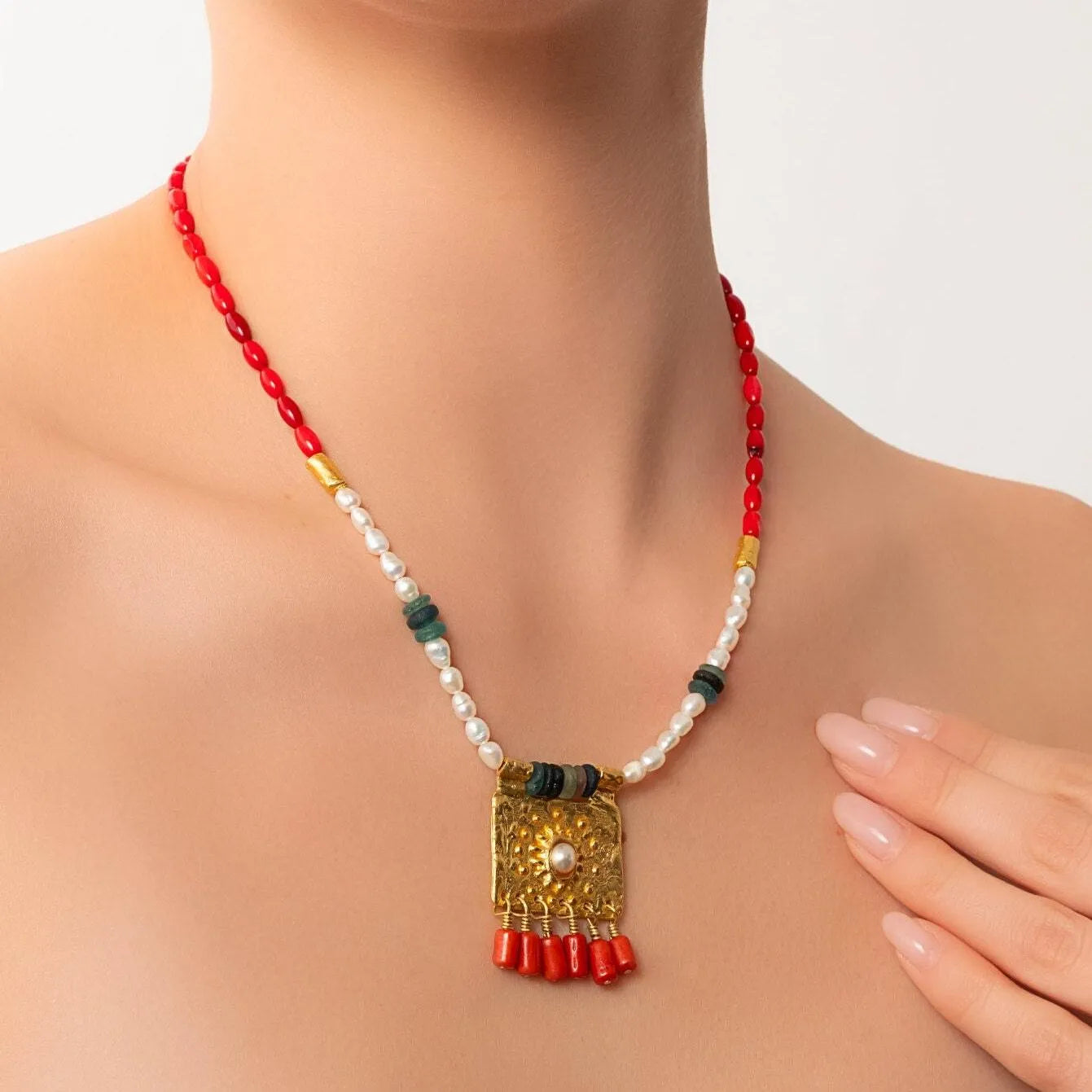 Beaded Hittite Necklace