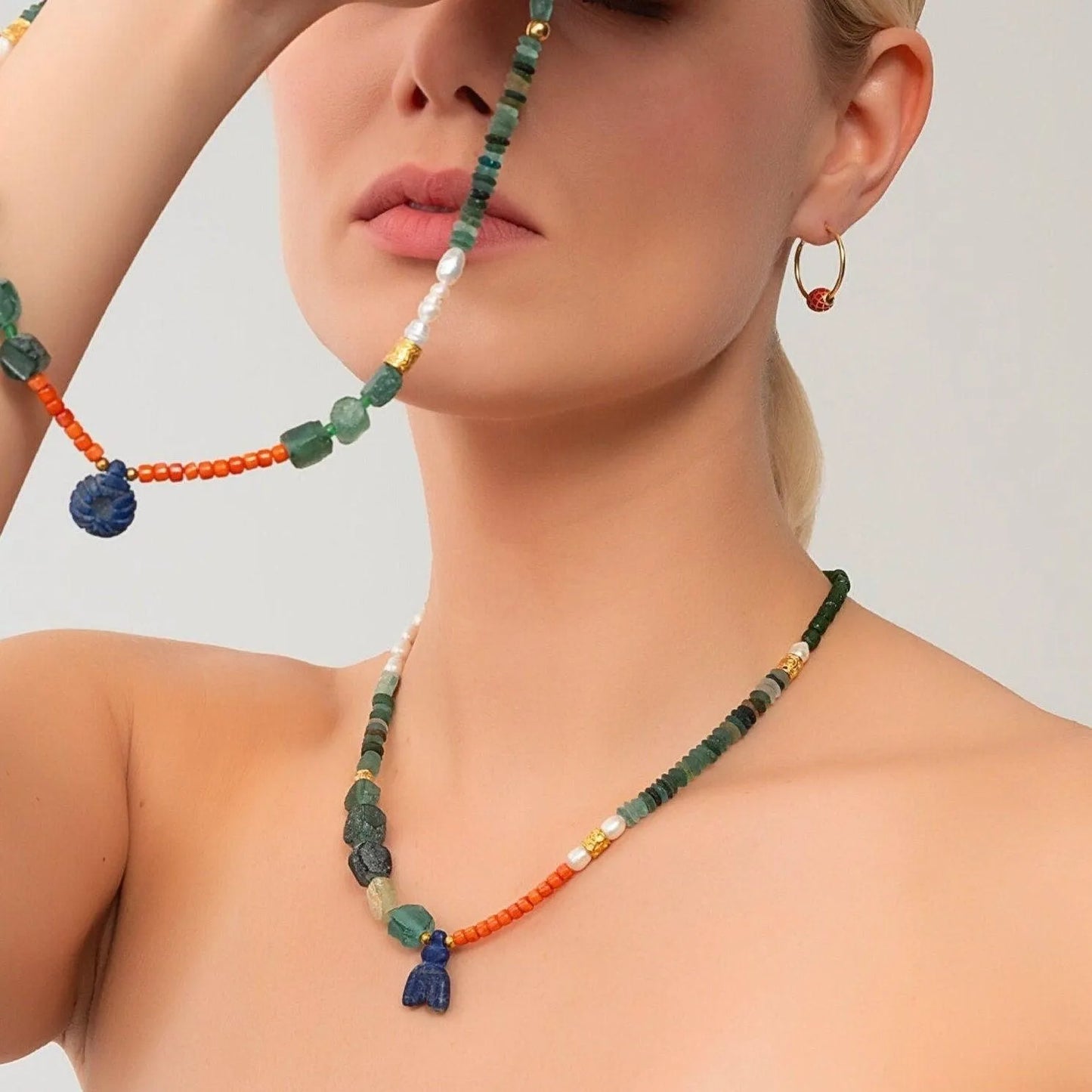 Beaded Maya Necklace