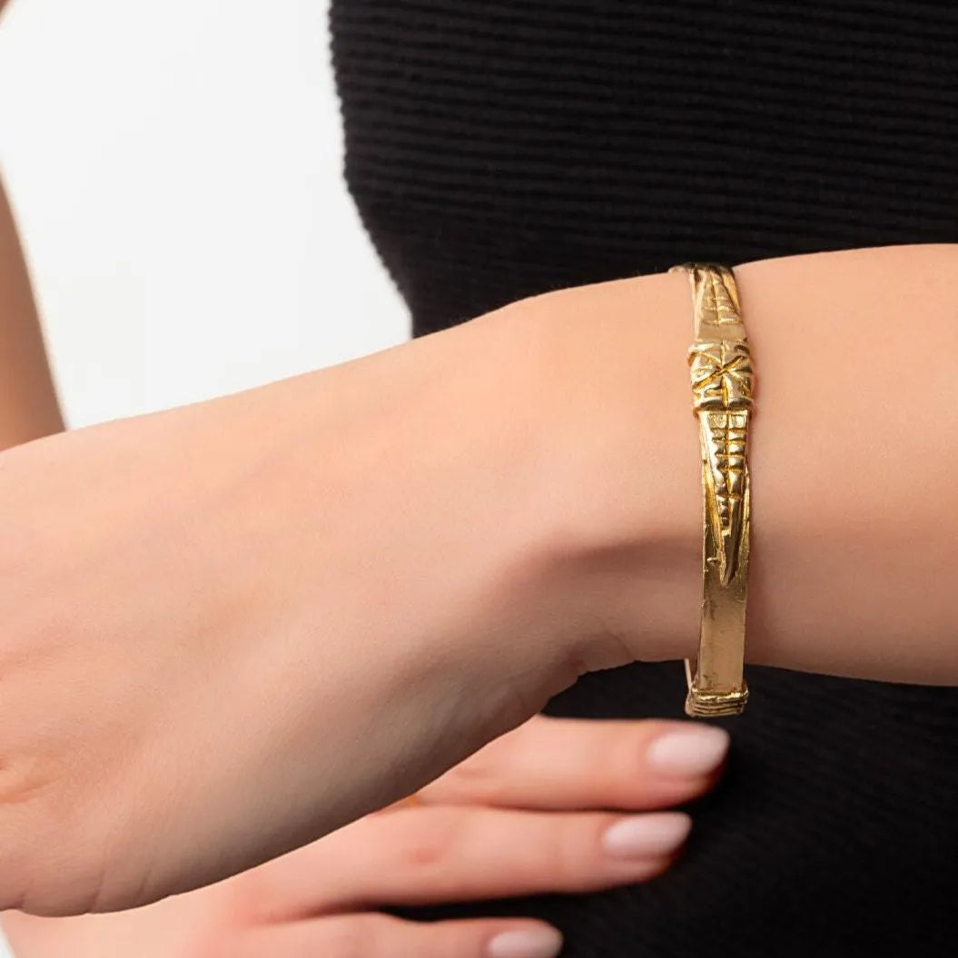 Gold Cuff Bracelet