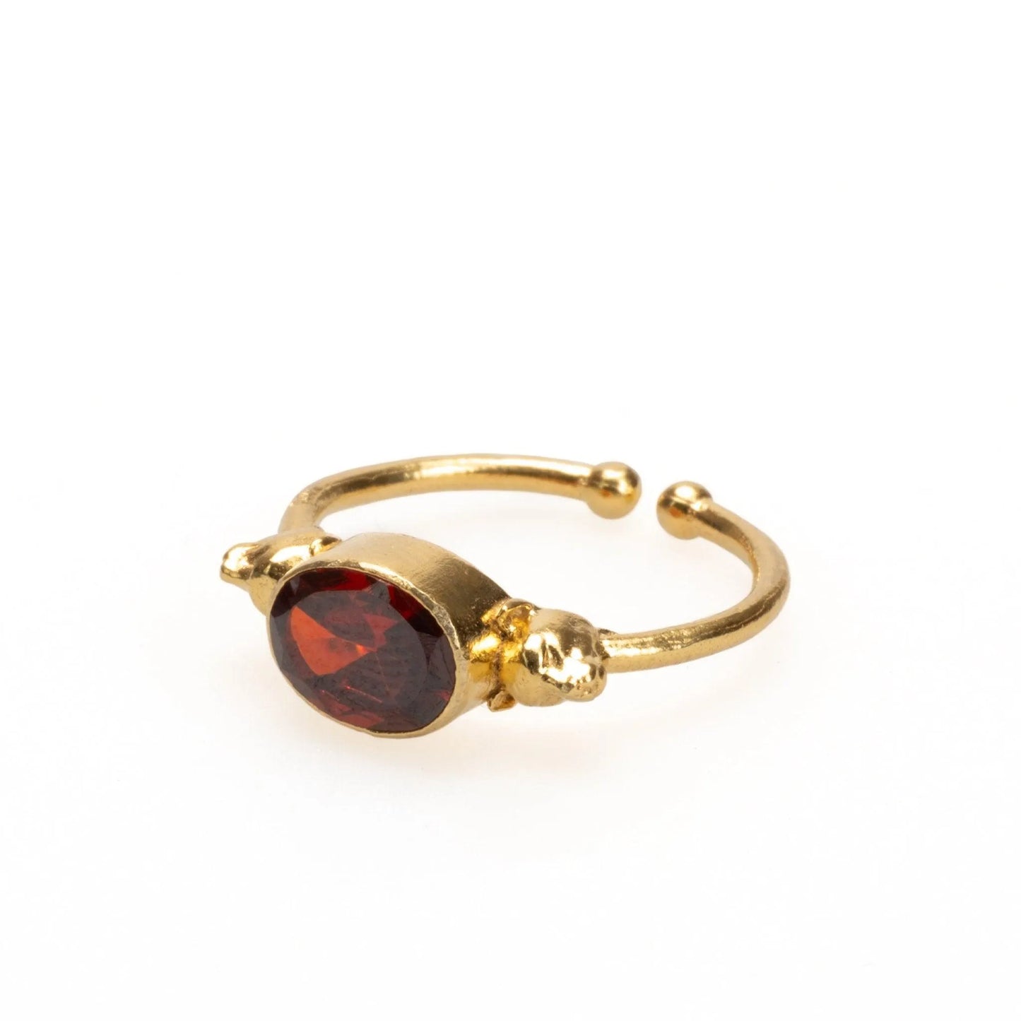 Minimal Gold Ring - Natural Stones