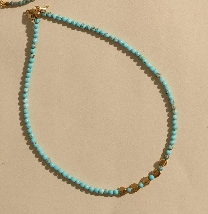 Turquoise Beaded Indus Necklace